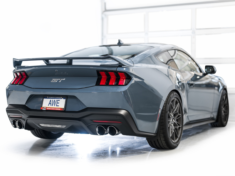 Ford Mustang Performance Exhaust - AWE Tuning - SwitchPath Cat Back - Chrome Silver - 2024+